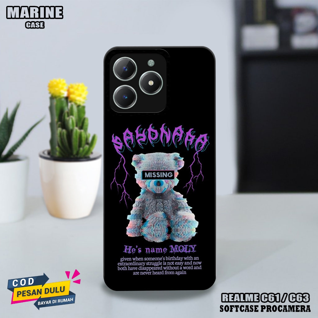เคส Realme C61 / C63 ( bnka ) Realme C61 / C63 hp - ปลอก hp - เคส hp - เคสล่าสุด - เคส softcase - so
