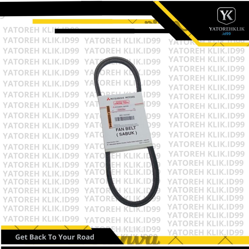 สายพานพัดลม พวงมาลัยพาวเวอร์ L300 Diesel & Kuda Diesel Original Mitsubishi MMKSI / Fanbelt Power Ste