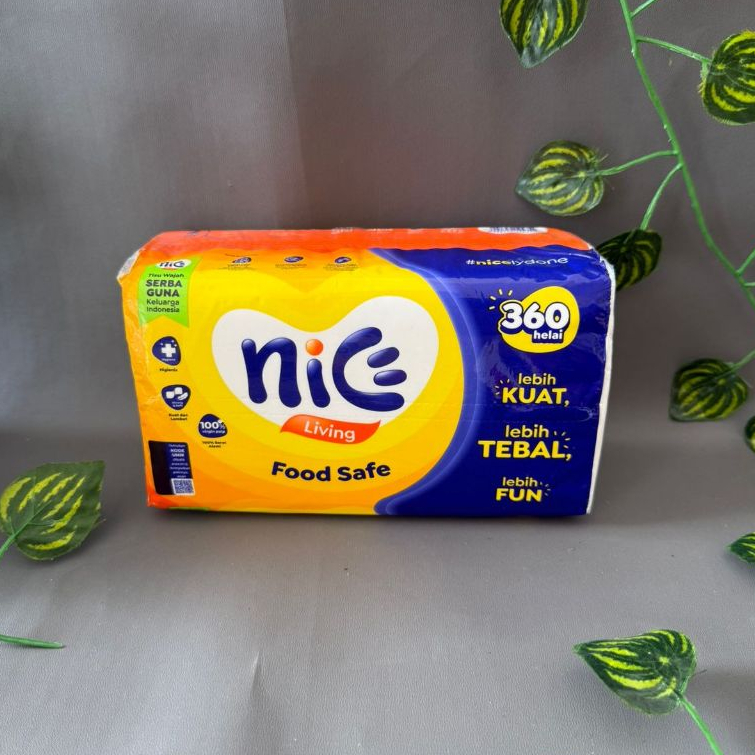 NICE กระดาษเช็ดหน้า 180 แผ่น 2 ชั้น Nice 360 แผ่น