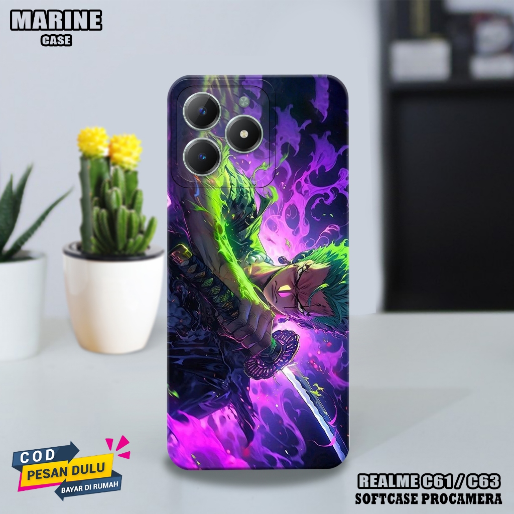 เคส Realme C61 / C63 (roronoa zoro) Realme C61 / C63 hp - เคส hp - เคส hp - เคสล่าสุด - เคส softcase
