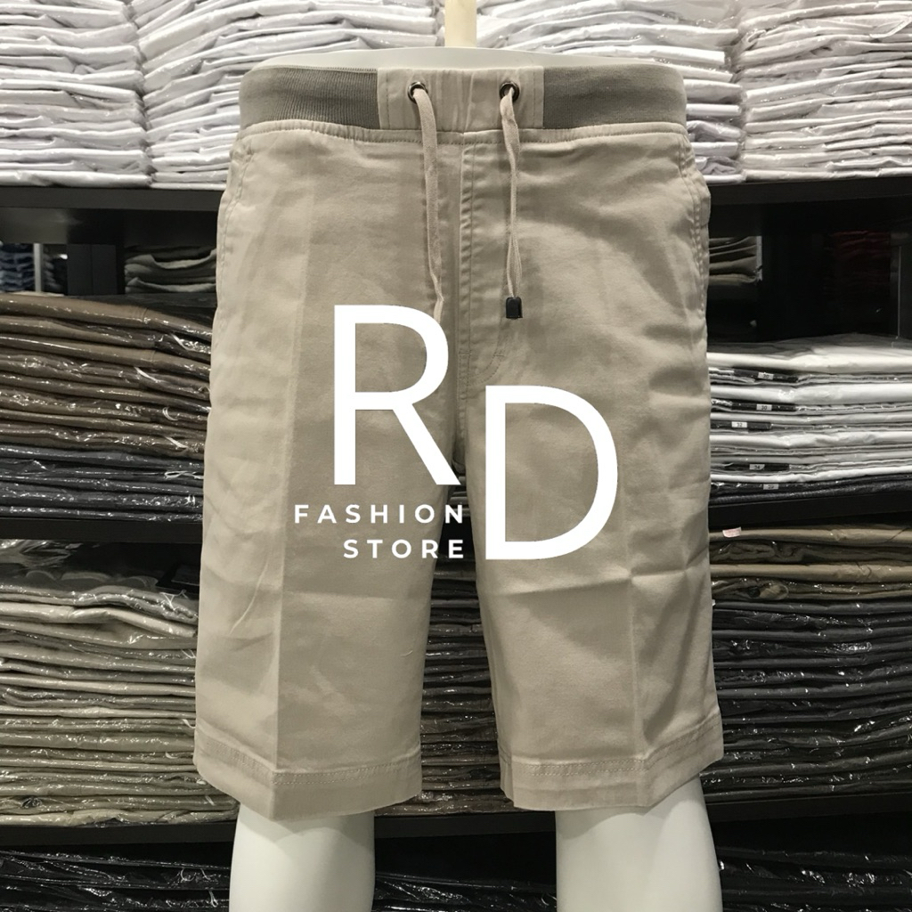 GIANI GRACIO กางเกงขาสั้นเอวยางยืดครีม G82305 003 05