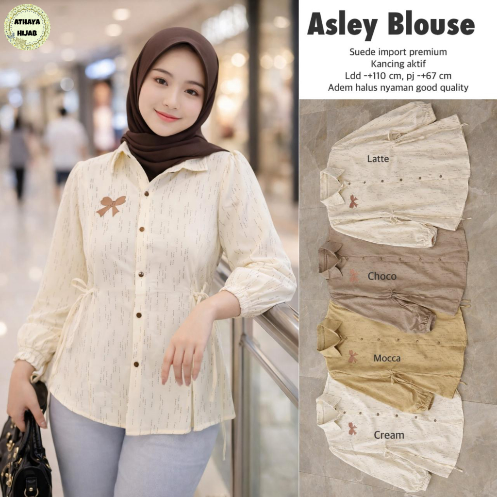 HQ ASLEY BLOUSE เสื้อผ้าผู้หญิงจาก AtHAYA FASHION STORE