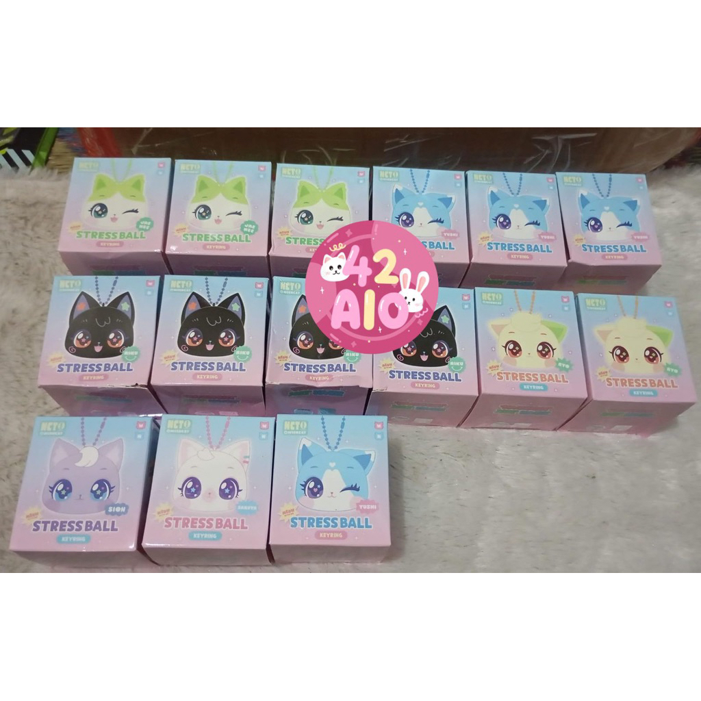 Wishcat resistance ball keyring nct wish