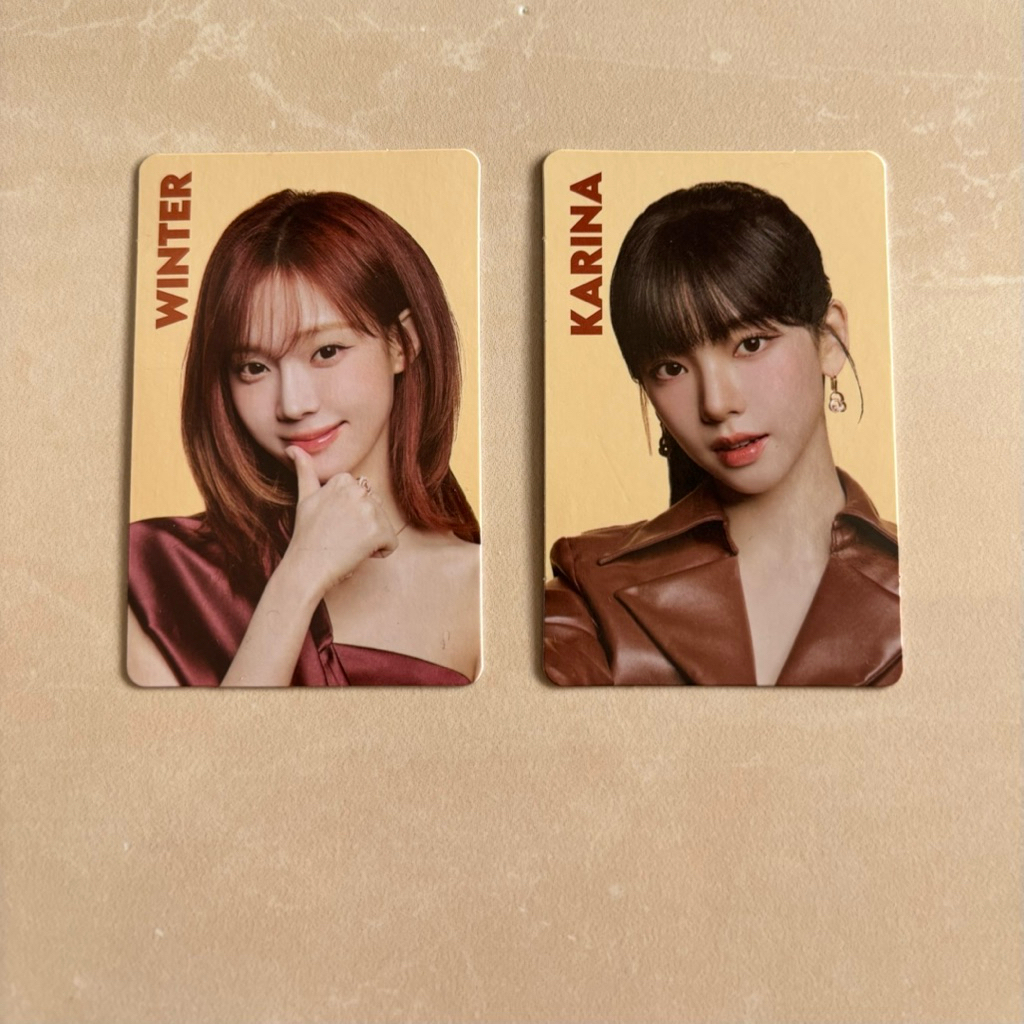 Nabati x Aespa Winter & Karina Collection Card Photocard