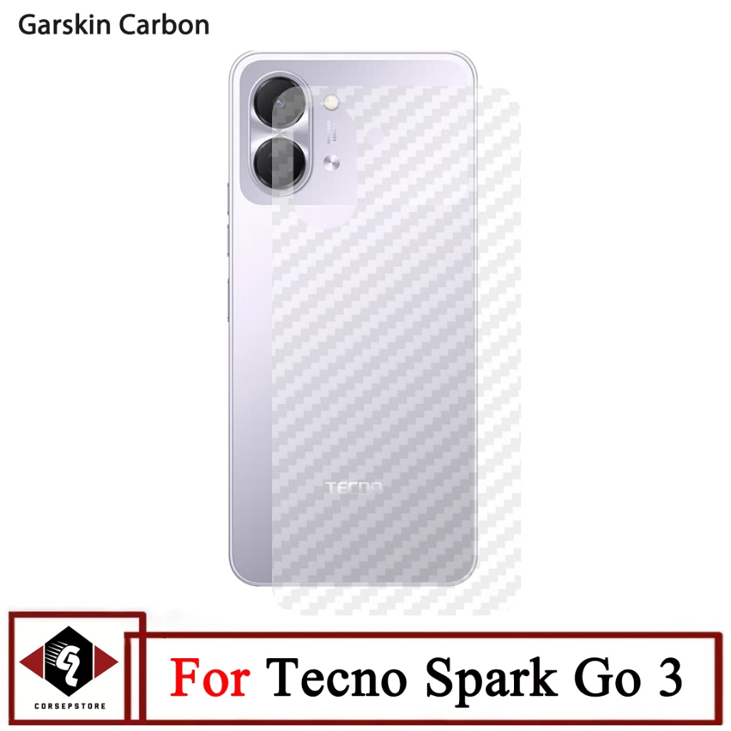 Garskin Tecno Spark GO 3 Skin Carbon Hydrogel Anti-Fungus