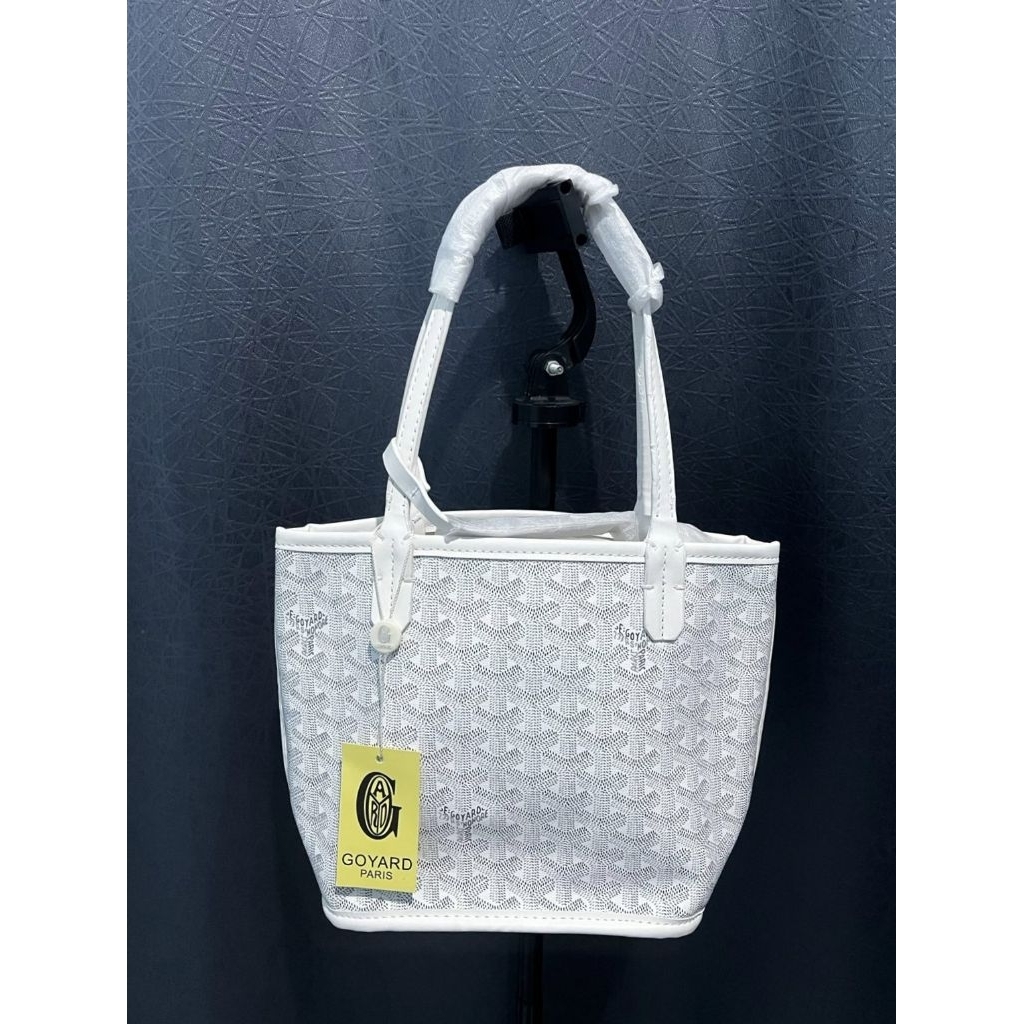 ANJOY GRADE WHITE LONGHANDEL TOTEBAG RIJEK (ด้ามจําหน่าย)