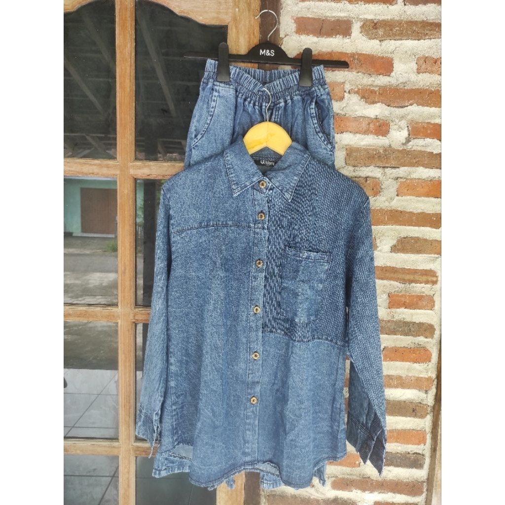 SETCEL JEANS PREMIUM QWARY COMBINATION STRIPE