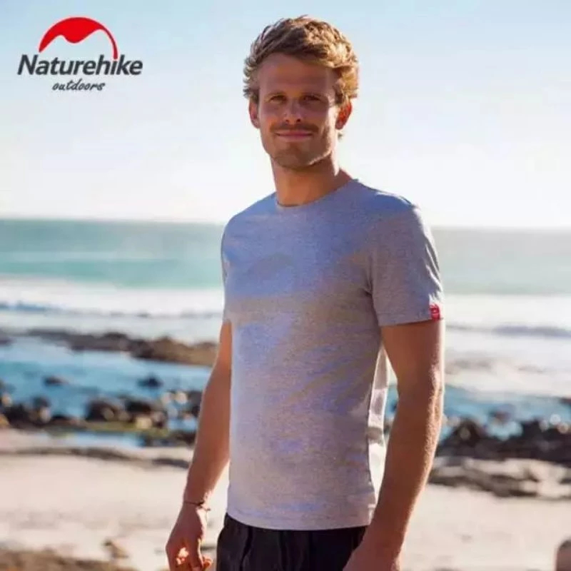 KATUN TX03 ALPHABET เสื้อยืดผ้าฝ้ายกลางแจ้ง NATUREHIKE NH19W006-H