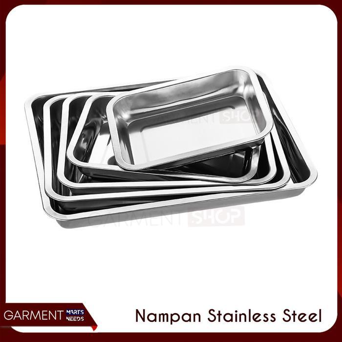 SQUARE STAINLESS TRAY SERVING TRAY ANTI-RUST BAKING TRAY SAFE PRIVACY
