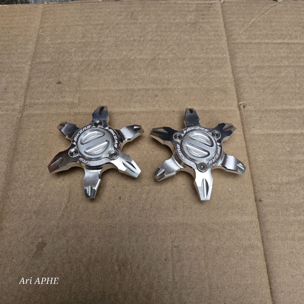 ฝาครอบ Monel jalu เพลาหน้า/หลัง BIKERS THAILAND รุ่นดาวสากลเดิม