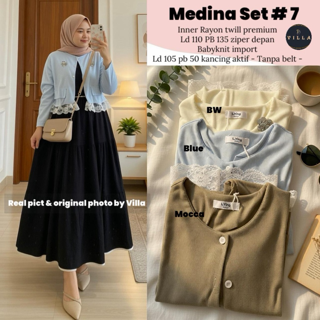 Medina Set 7 กุตุงด้านใน + ด้านนอกโดย Villa