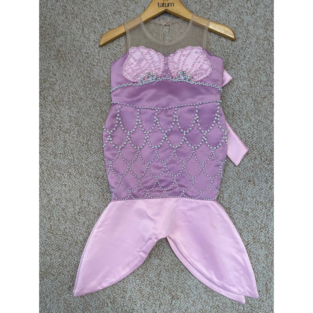 PRELOVED TATUM เสื้อผ้าวันเกิดนางเงือกสําหรับเด็กอายุ 3 ปี