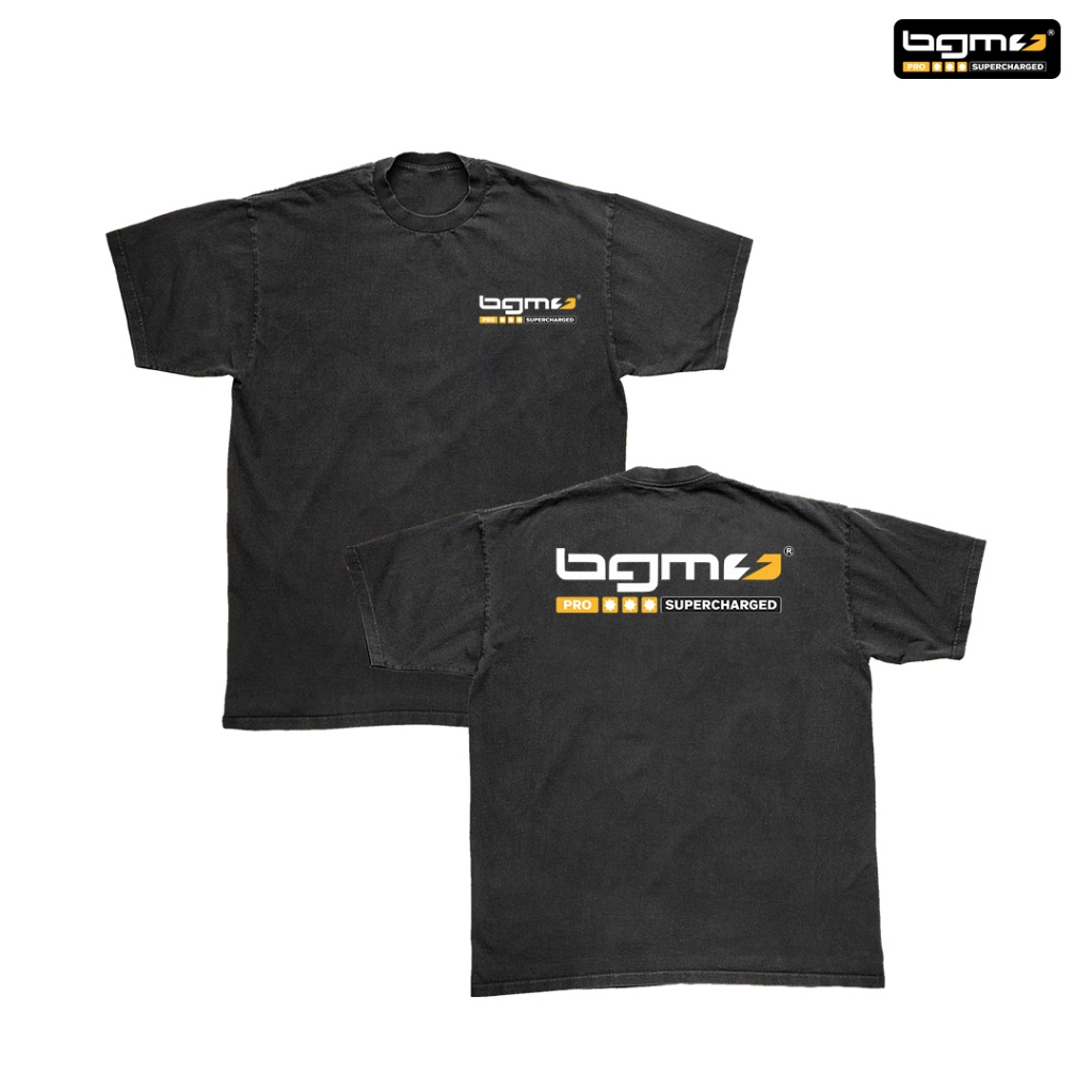 เสื้อยืด Vespa BGM PRO SUPERCHARGE หน้าและหลัง