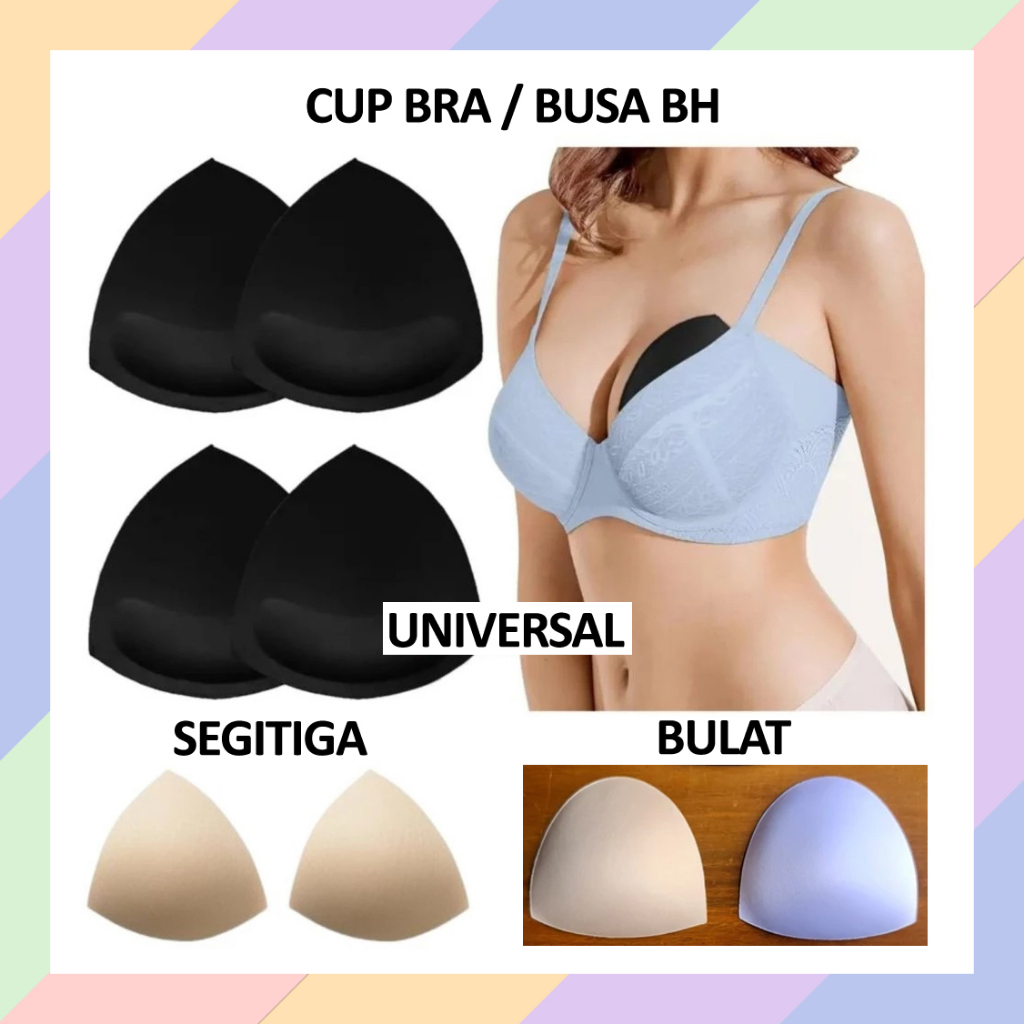 GS46 Cup Bra Foam Bra เสริมสามเหลี่ยมรอบชุดชั้นในกีฬา Bra ชุดชั้นในสตรีฟองน้ํา Universal 02A2