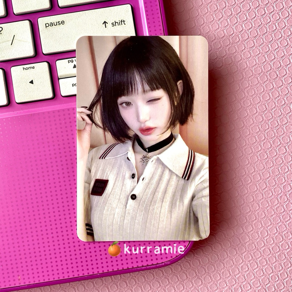 (ลดล้างสต๊อก) pc wonyoung ive x hapa kristin รอบ 5.0 photocard อย่างเป็นทางการ wony hapa coll r5 pos