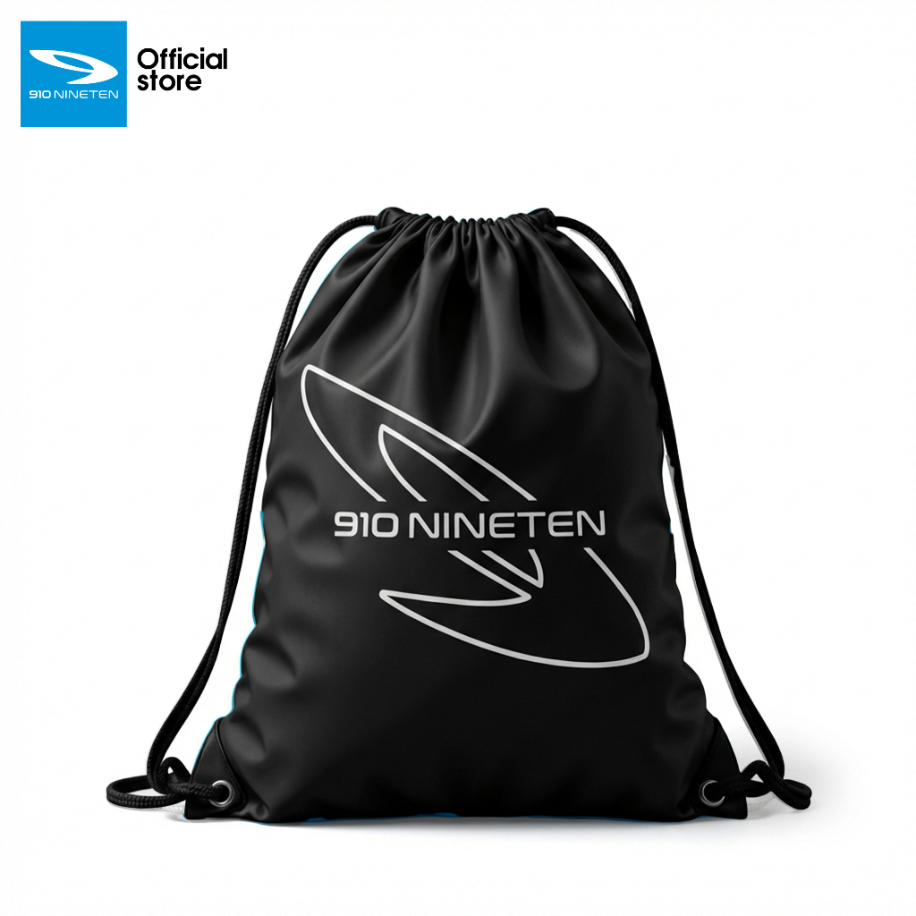 910 Nineten PRIME STRING BAG - สีดํา - Drawstring BAG