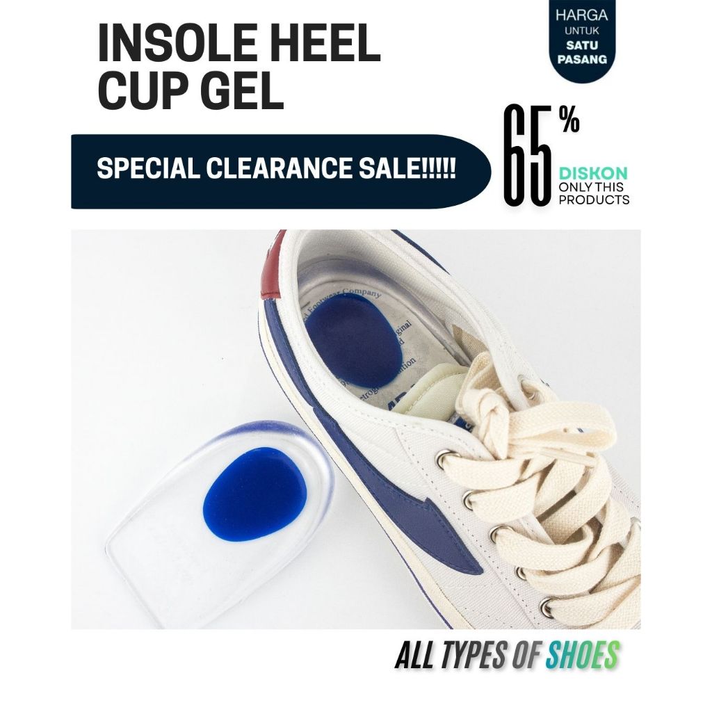 พื้นรองเท้า Heel Cup Gel Support Arch Support / Heel Pad Plantar Fasciitis Arch Support Insole