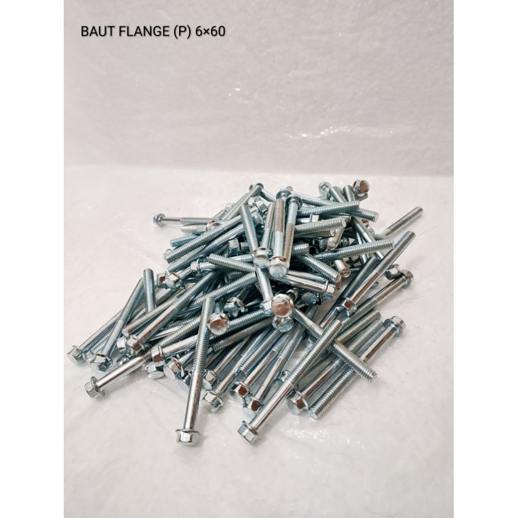 PALTER BOLT 5 ชิ้น / CVT ENGINE BOLT M6UNT60 KEY 8 สีขาว