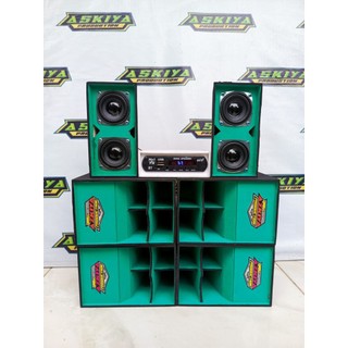 MINIATUR SOUND HOREG TYPE SUPALI POWER 4 CHANNEL BATERAI CAS
