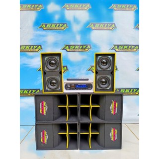 MINIATUR SOUND SYSTEM/SOUND HOREG TYPE SUPALI POWER 4 CHANNELBATERAI CAS