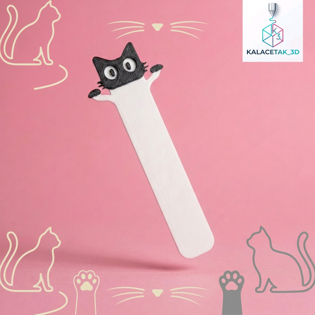 Jiji Cat Bookmark - Jiji Cat Ghibli ที่คั่นหนังสือพิมพ์ลาย 3 มิติ