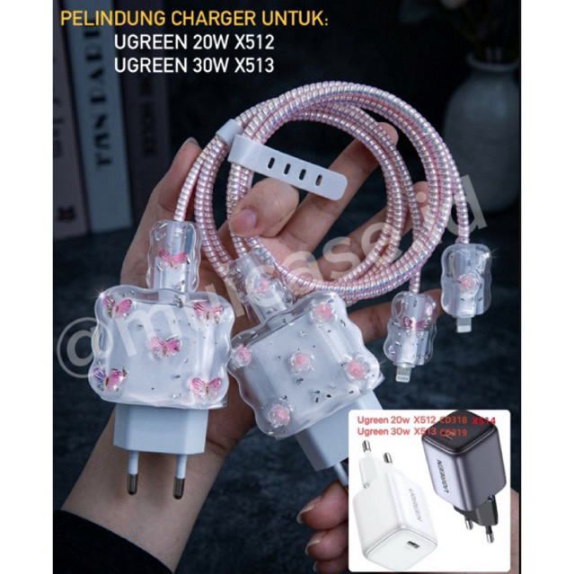 Ugreen 20w X512 Ugreen 30w X513 Charger Protector New Motif / Ugreen Charger Protector gan