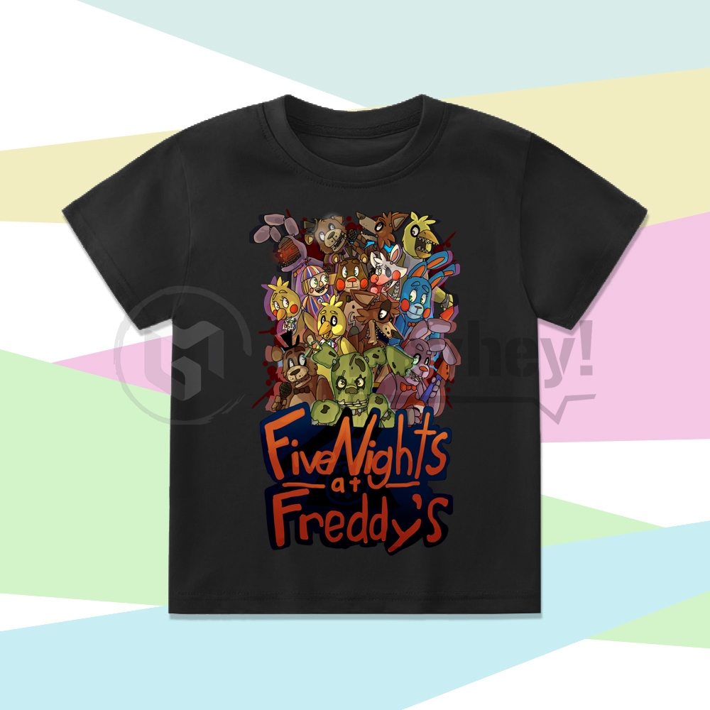 Five Nights at Freddys เสื้อยืดเด็ก