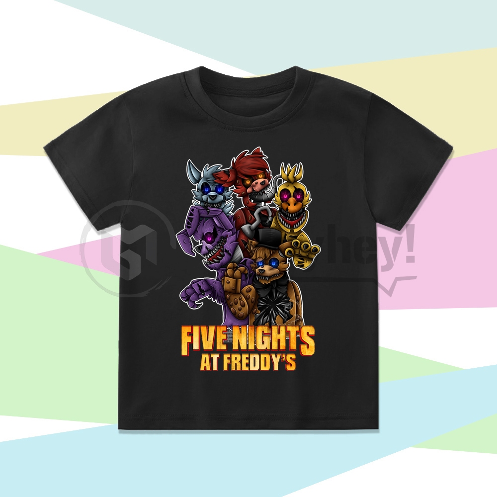Five Nights at Freddys Kids T-Shirt Tops