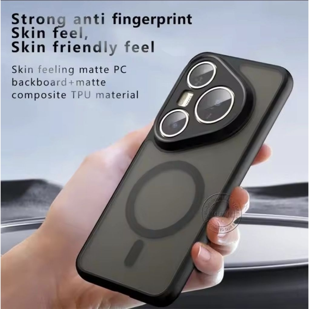 HUAWEI Pura 80 Ultra Transparent Black Magnetic Case Hardcase Case