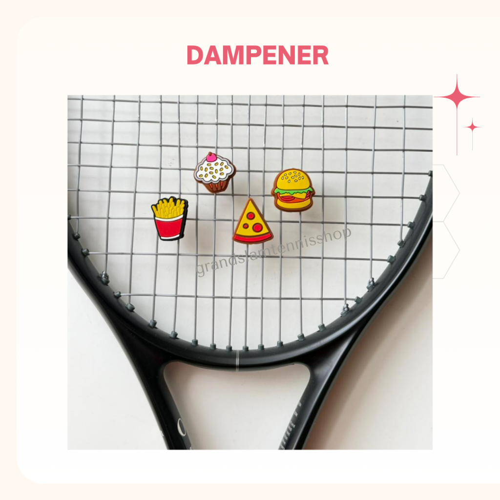 Dampener Cupcake Fries Pizza Burger / Tennis Racket String Dampener