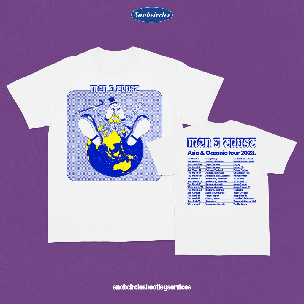 เสื้อยืด Band Shirt MEN I TRUST - Asia Oceania Tour 2023