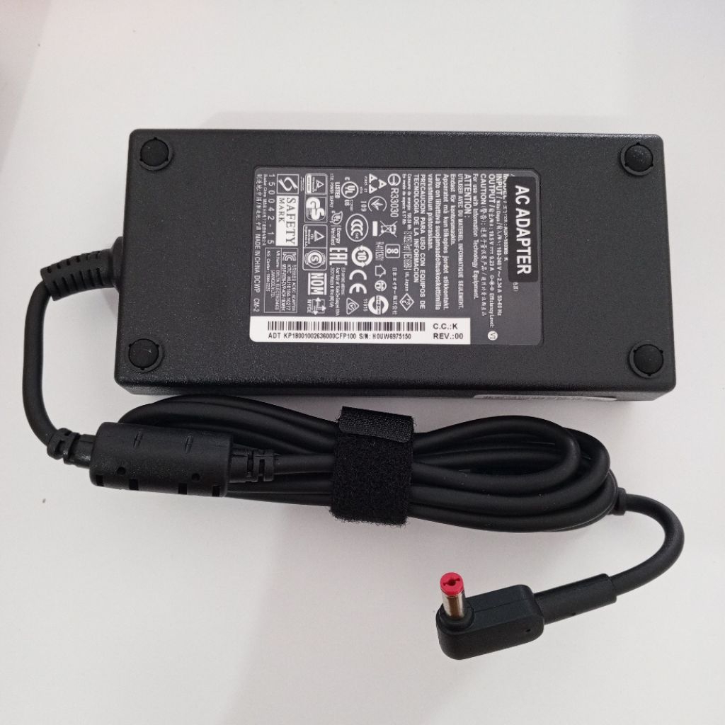 Acer 19V 9.23A แล็ปท็อปชาร์จ (5.5x1.7 มม.) 180W สําหรับ Predator Helios 300, Predator Triton 300, Ni