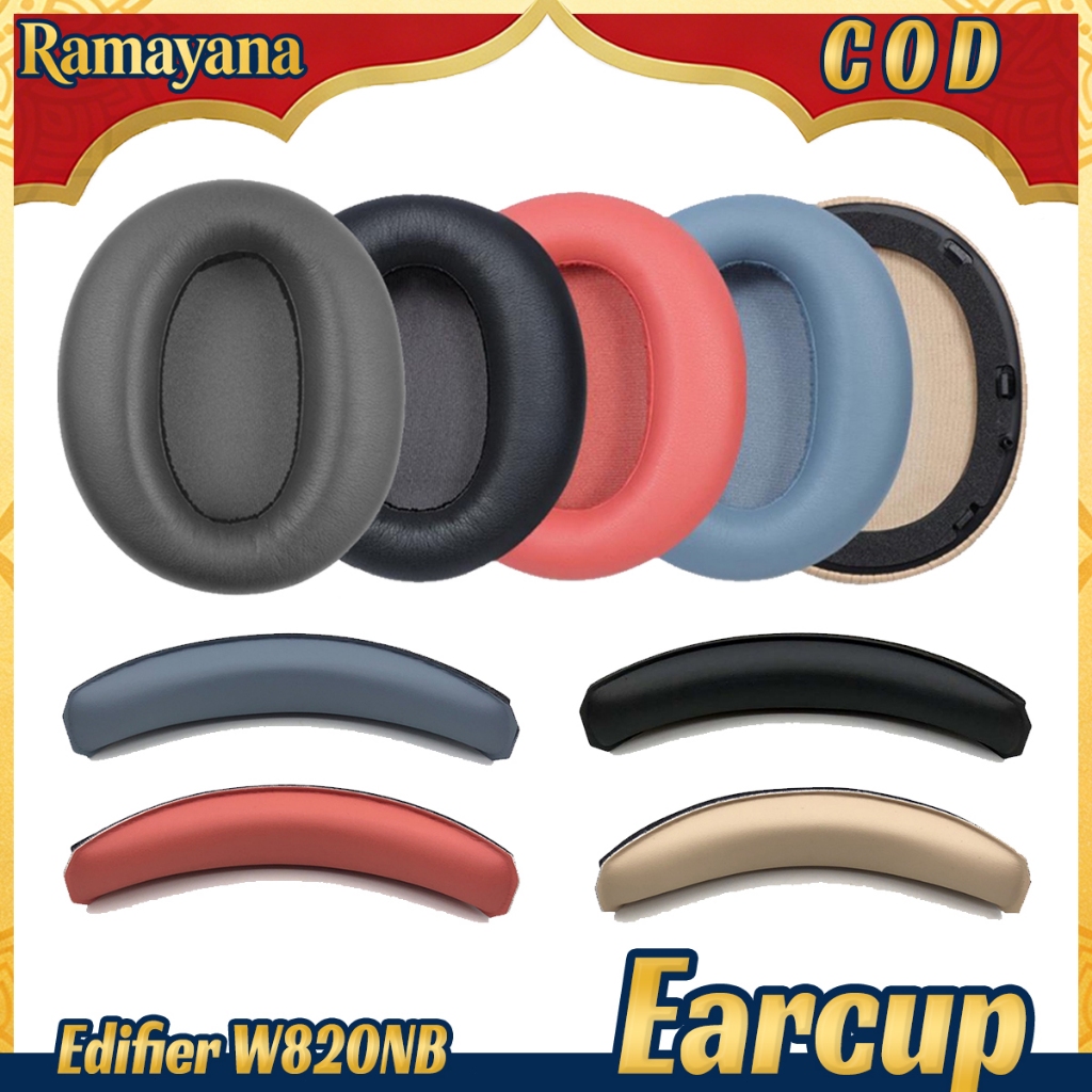 หลากหลายสี Earpad Earcup สําหรับ Edifier W820NB W820NB Plus หูฟังอุปกรณ์เสริม Over-ear หูฟังสีต่างๆอ