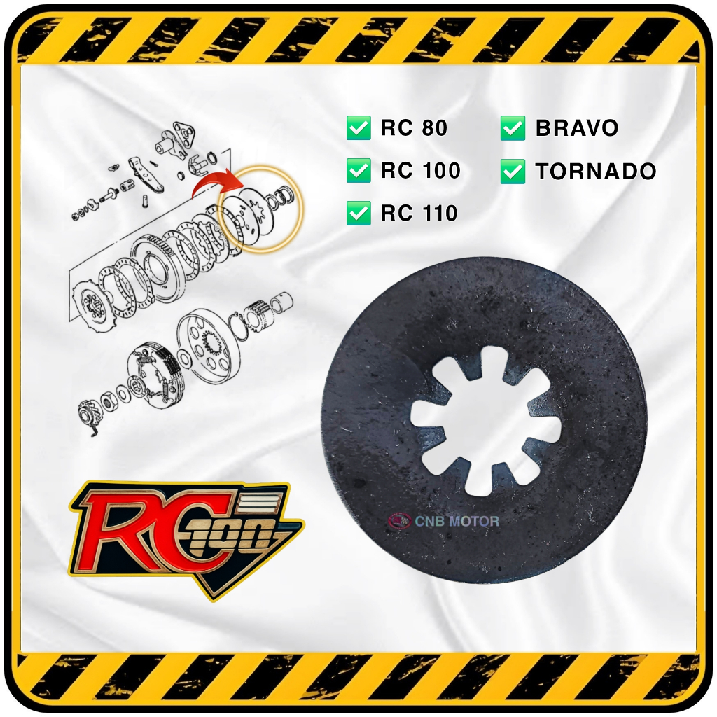 แหวนจานกันแดด MATAHARI สําหรับ Suzuki RC 80/100/110 ที่วางคลัตช์ | BRAVO BRAVO BRAVO | คริสตัล ฯลฯ