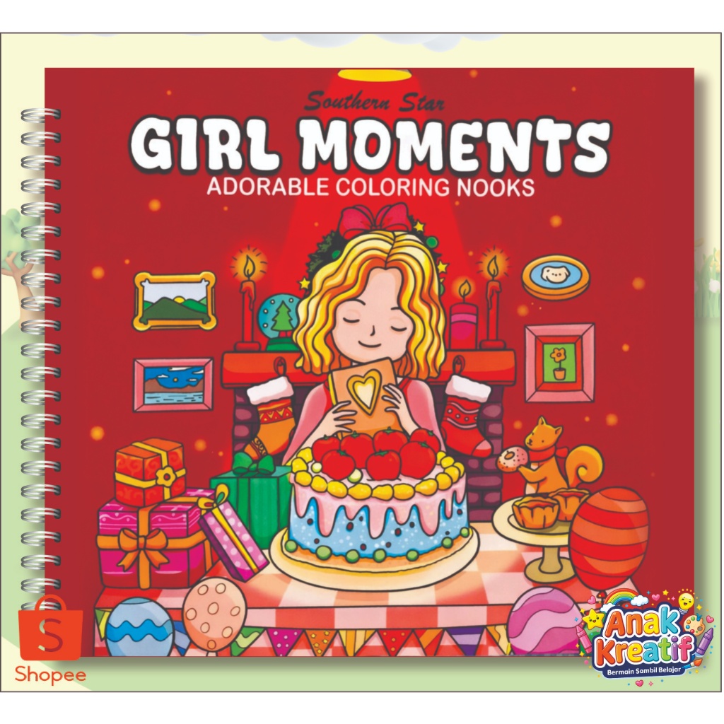 สมุดระบายสี Girl Moment | สมุดระบายสีผ่อนคลายสุนทรียศาสตร์