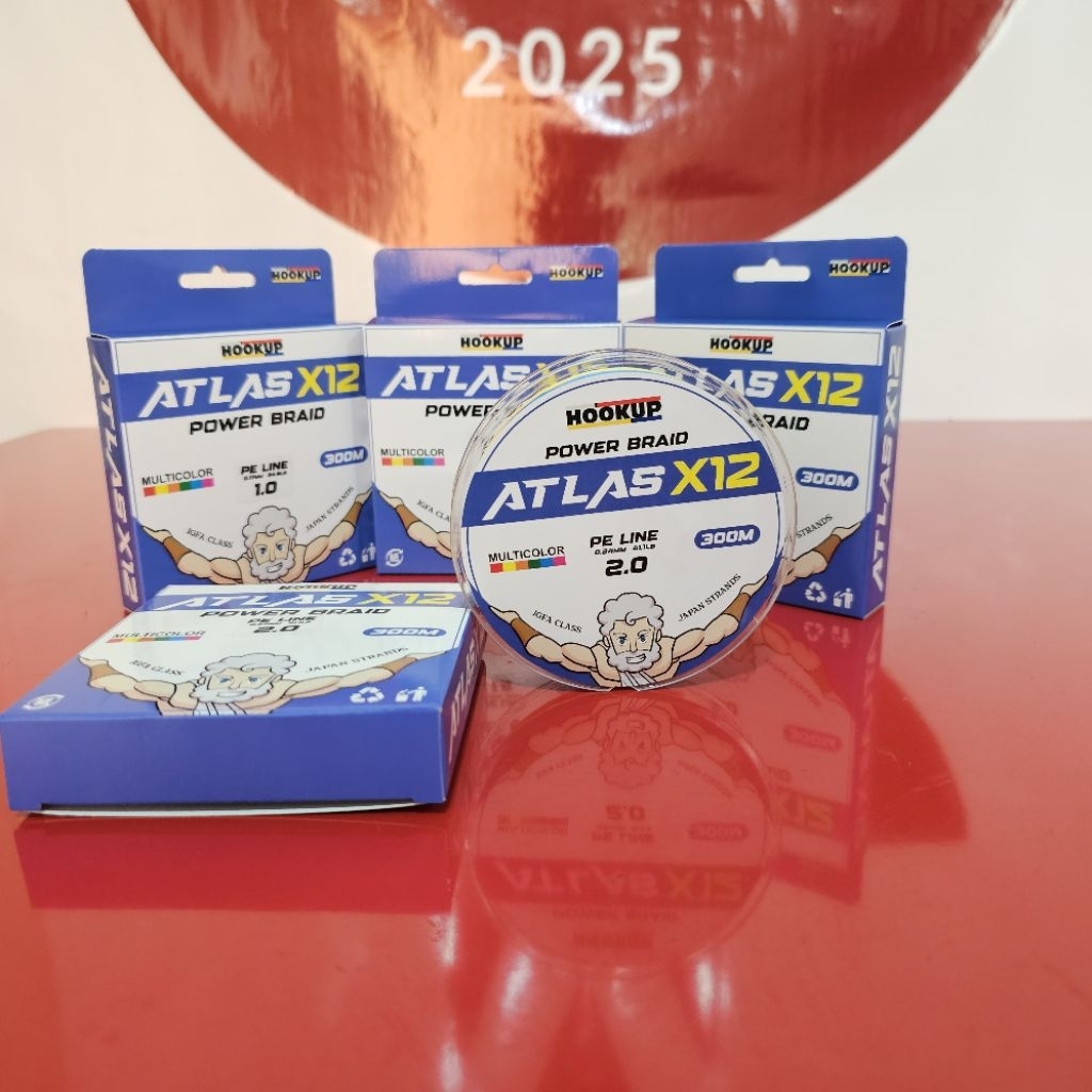 HOOKUP - Pe Hookup Atlas X12 300 เมตร - หลากสี