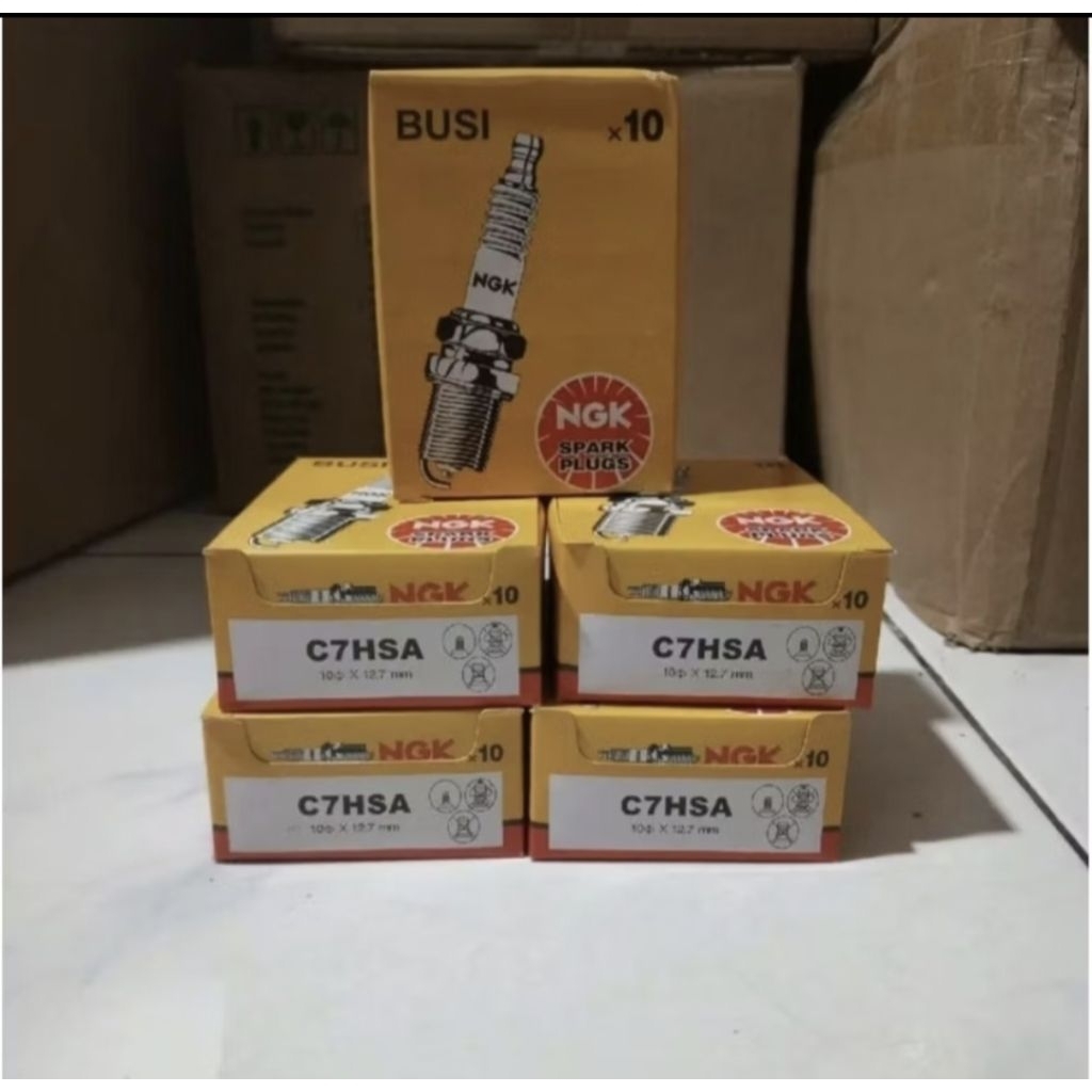 1 ชิ้น NGK C7HSA SPARK PLUG NGK C7 SPARK PLUG สําหรับ MIO, GRAND, SUPRA X