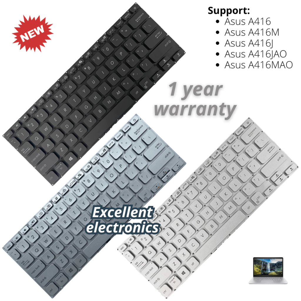 คีย์บอร์ด Asus A416 / A416M / A416J / A416JAO / A416MAO