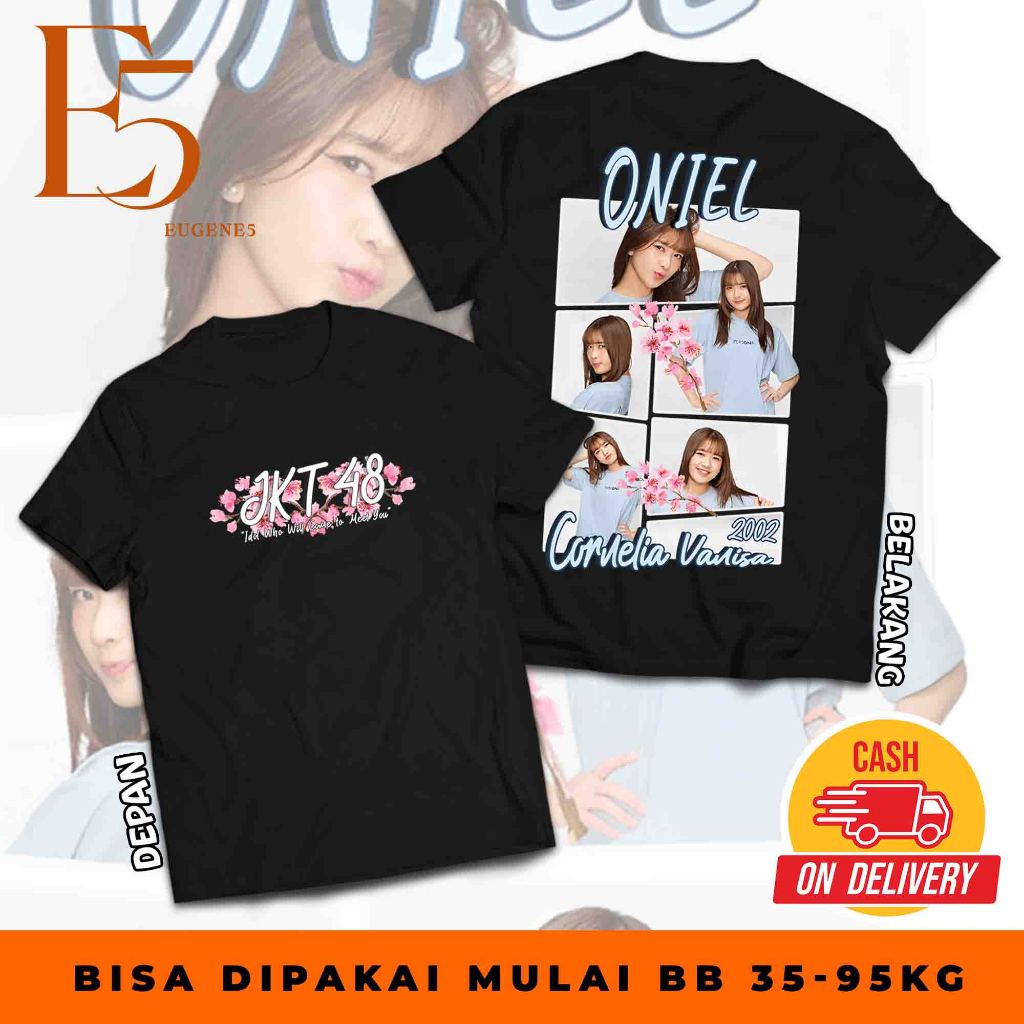 เสื้อยืด Oniel JKT48 GRID - เสื้อผ้า MY OSHI MEMBER AESTHETIC