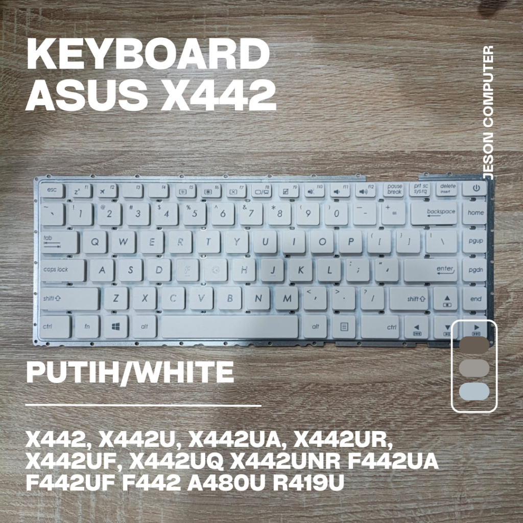 Asus Vivobook X442 X442U X442UA X442UR X442UF UQ X442UNR F442UA F442 A480U R419U แป้นพิมพ์แล็ปท็อป (