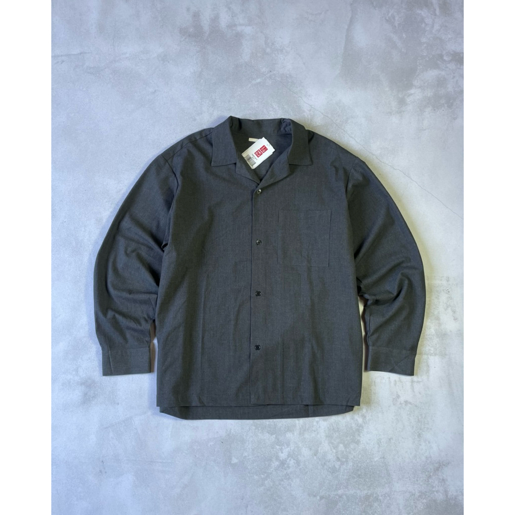 KEMEJA Gu Uniklo เสื้อคอปกเปิด ไซส์ XL ( 71x60) ของแท้