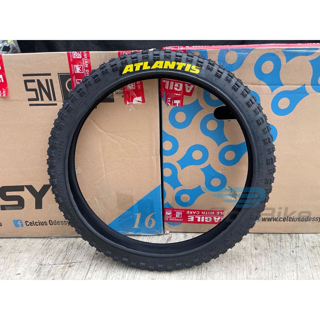 จักรยานยางด้านนอก 20 x 2.125 / 2.30 Atlantis Kingland เด็กพับ BMX จักรยานยาง MTB ฟรีบรรจุ Warping 4.