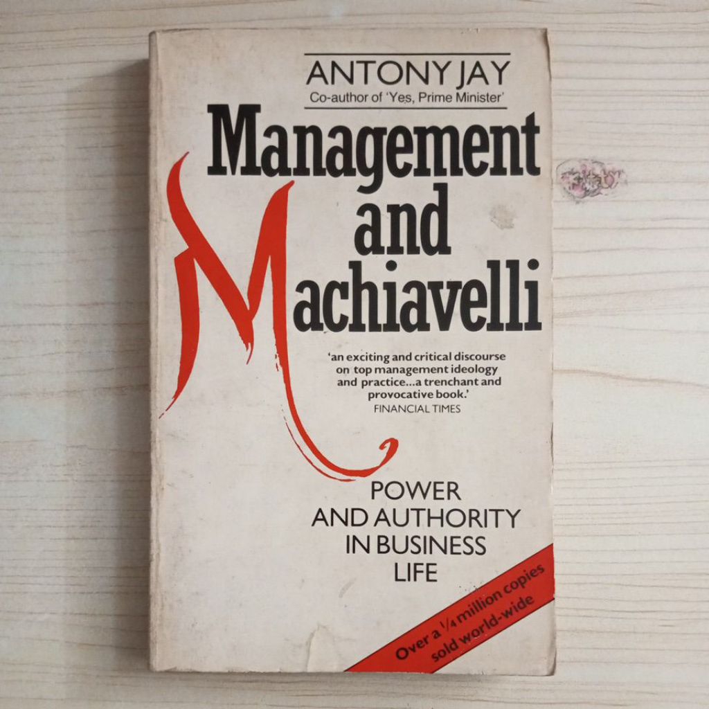 MANAGEMENT AND MACHIAVELLI Book โดย ANTONY JAY