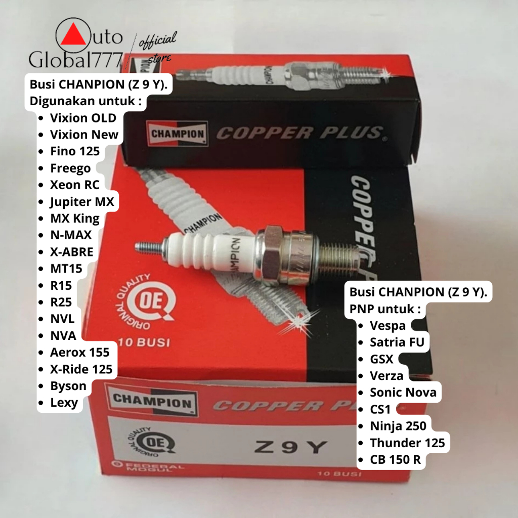 ต้นฉบับ CHAMPION Z 9 Y SPARK PLUG