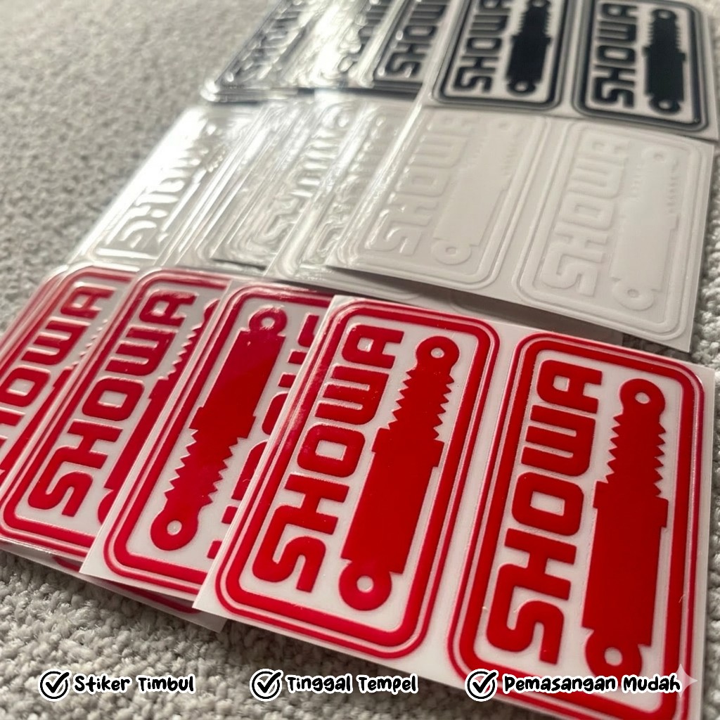 AR Sticker Showa Shock Bottom Transparent Sticker DTF Showa Timbuk