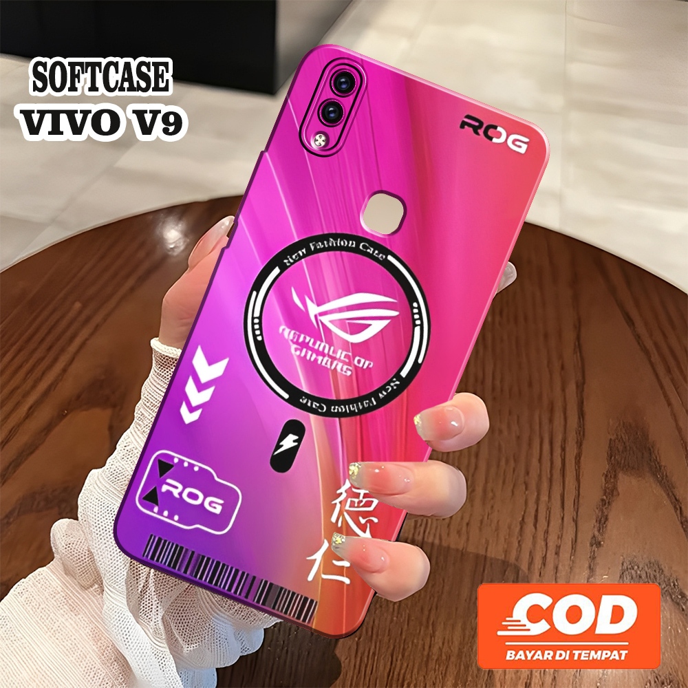 [JBCASE] ใหม่ล่าสุด VIVO V9 / VIVO V9 YOUTH SOFTCASE - Camera Protection - Aesthetic Case - macaroon