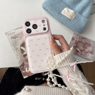 GLEAMSWEAR.ID | SOFT PINK MULTI BOW CASE IPHONE 13 14 15 16 17 PRO PROMAX