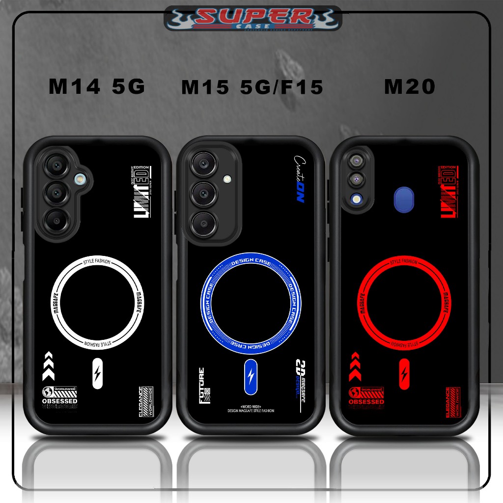 เคส Hp SoftCase Hp สําหรับแก้วสีดําพรีเมี่ยม SAMSUNG M14 5G M15 5G F15 M20 ออกแบบ MGSFE2