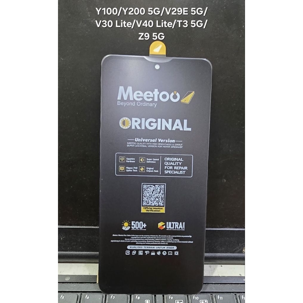 หน้าจอสัมผัส LCD Vivo Y100 Y200 V29E V30 lite V40 lite T3 IQOO Z9 ไม่ใช่ลายนิ้วมือ