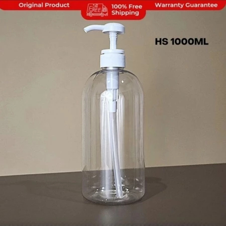 1 ลิตร PET PUMP BOTTLE / 1000ML CLEAR PUMP BOTTLE REFILLABLE SOAP BOTTLE
